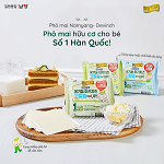 đại lý Phô mai tách muối hữu cơ cho bé, phô mai