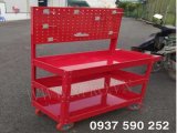 đại lý xe đẩy đồ nghề,xe đẩy 3 ngăn,xe đẩy treo đồ nghề,kệ đồ nghề,kệ đồ nghề có giá treo,tủ đồ nghề