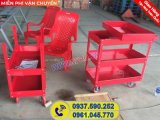 đại lý xe đẩy dụng cụ,xe đựng dụng cụ,xe đẩy 3 ngăn,xe đẩy 3 tầng