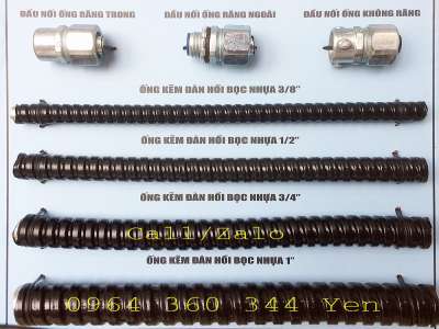 đại lý ống ruột gà lõi thép,đầu nối răng ngoài