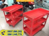 đại lý Xe đẩy đồ nghề 3 ngăn Npro,xe đẩy dụng cụ,xe đẩy 3 ngăn,kệ đồ nghề 3 tầng,kệ dụng cụ cơ khí