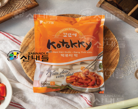  sannadle,bánh gạo xào,lẩu tokbokki